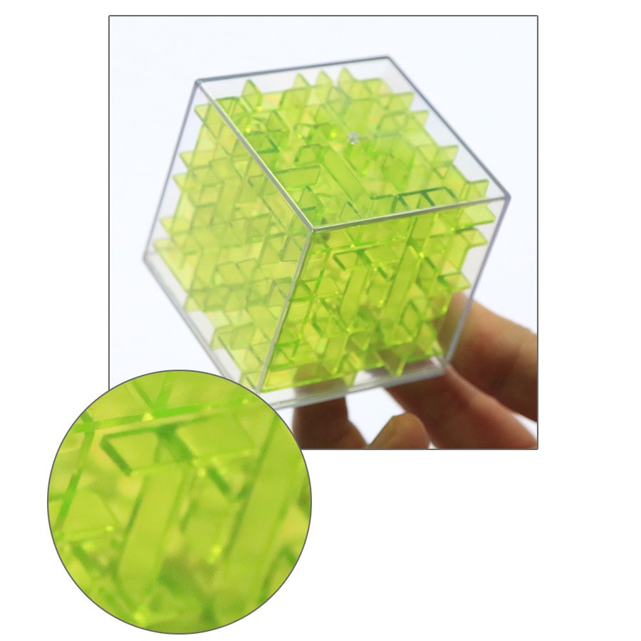 Maze Cube Transparent Puzzle Toy Maze Cube Transparent Puzzle Toy