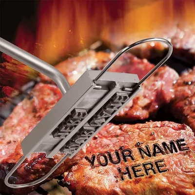 Meat BBQ Branding Iron