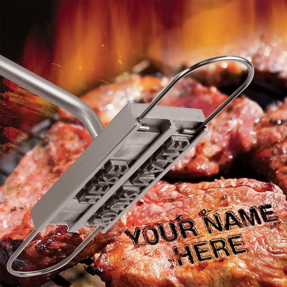 Meat BBQ Branding Iron