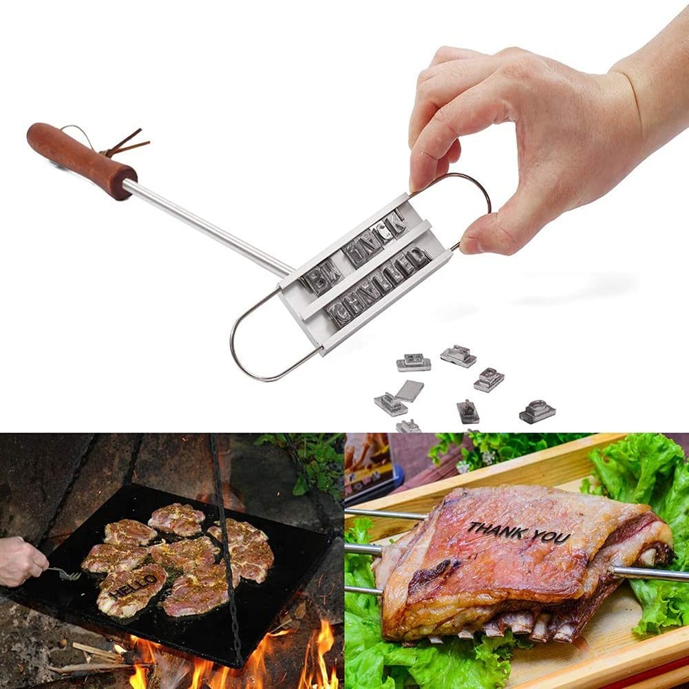 Meat BBQ Branding Iron