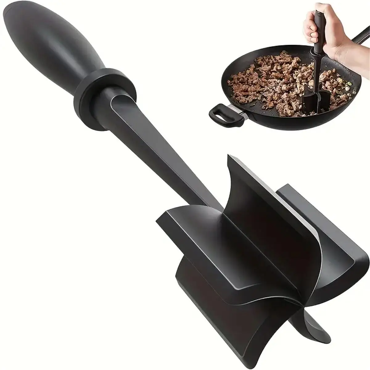 Meat Chopper, Meat Shredder, Heat Resistant Suitable For Hamburger Meat Ground Beef Smasher Meat Chopper, Meat Shredder, Heat Resistant Suitable For Hamburger Meat Ground Beef Smasher
