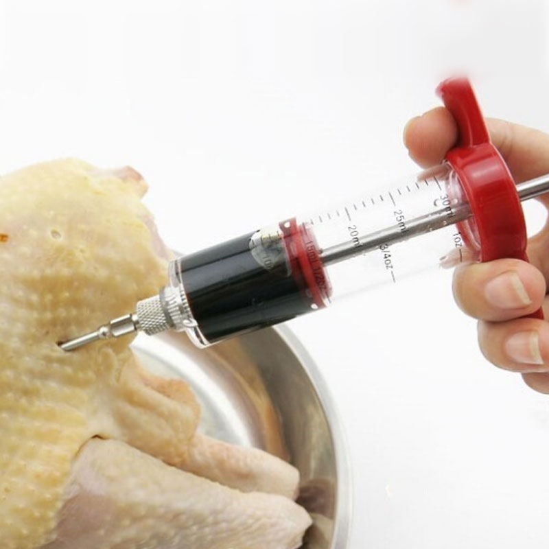 Meat Injector Marinade Syringe Kit