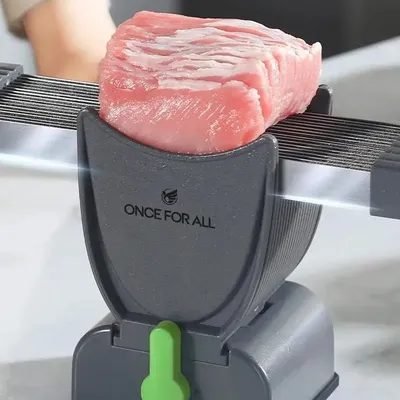 Meat Slicer and Knife Set for Meat Slicing , Manual Fresh Meat Cutter, Slicer for Beef, Pork, Chicken Breast Meat Slicer and Knife Set for Meat Slicing , Manual Fresh Meat Cutter, Slicer for Beef, Pork, Chicken Breast