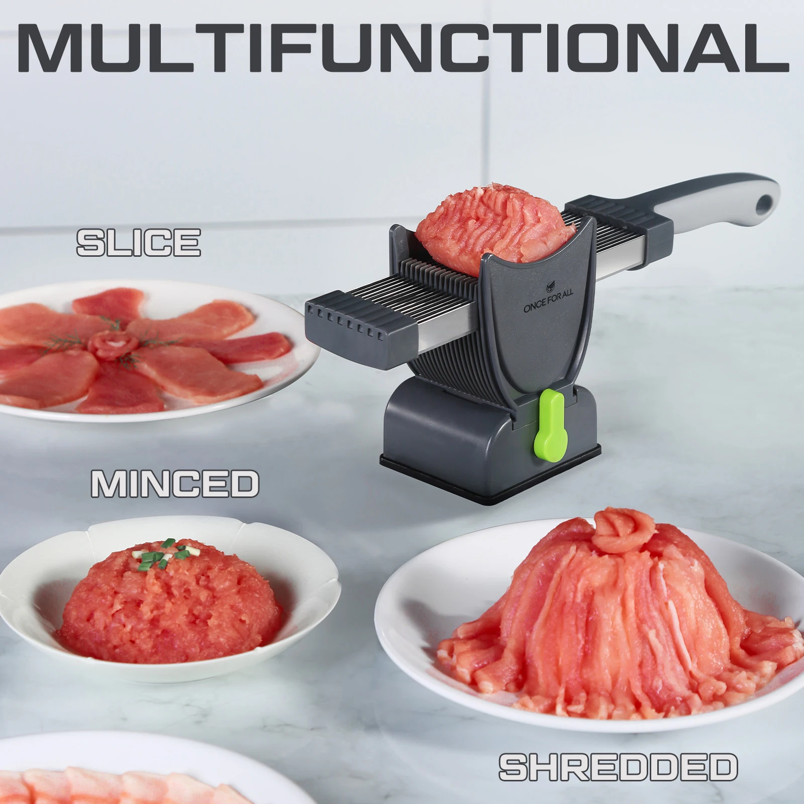 Meat Slicer and Knife Set for Meat Slicing , Manual Fresh Meat Cutter, Slicer for Beef, Pork, Chicken Breast Meat Slicer and Knife Set for Meat Slicing , Manual Fresh Meat Cutter, Slicer for Beef, Pork, Chicken Breast