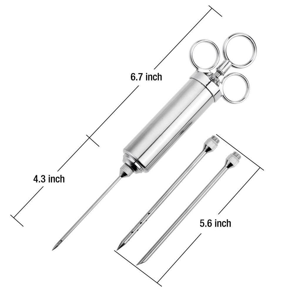 Meat Syringe Stainless Set (10pcs)