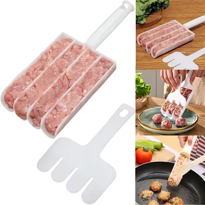 Meatball Maker Cooking Homemade Tool Mold Round Fish Beaf Rice Ball Making Device Barbecue Hot Pot Bean Curd Kitchen