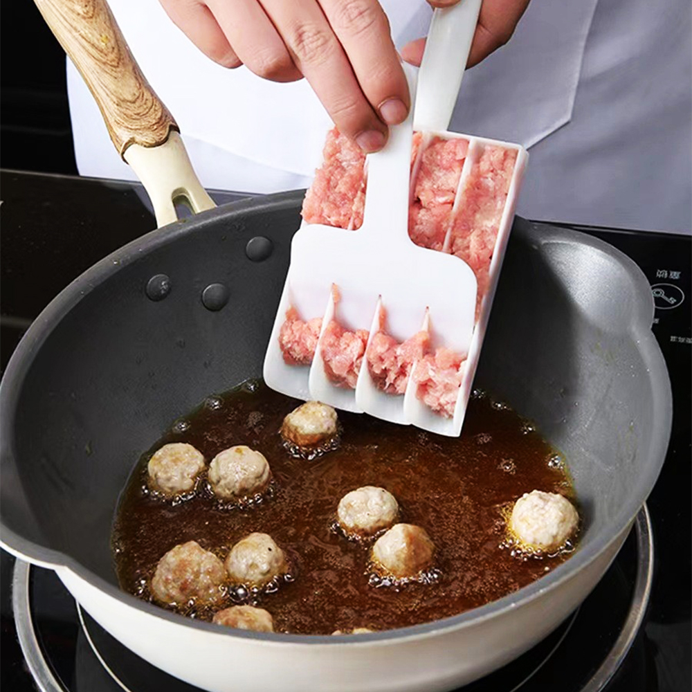 Meatball Maker Cooking Homemade Tool Mold Round Fish Beaf Rice Ball Making Device Barbecue Hot Pot Bean Curd Kitchen