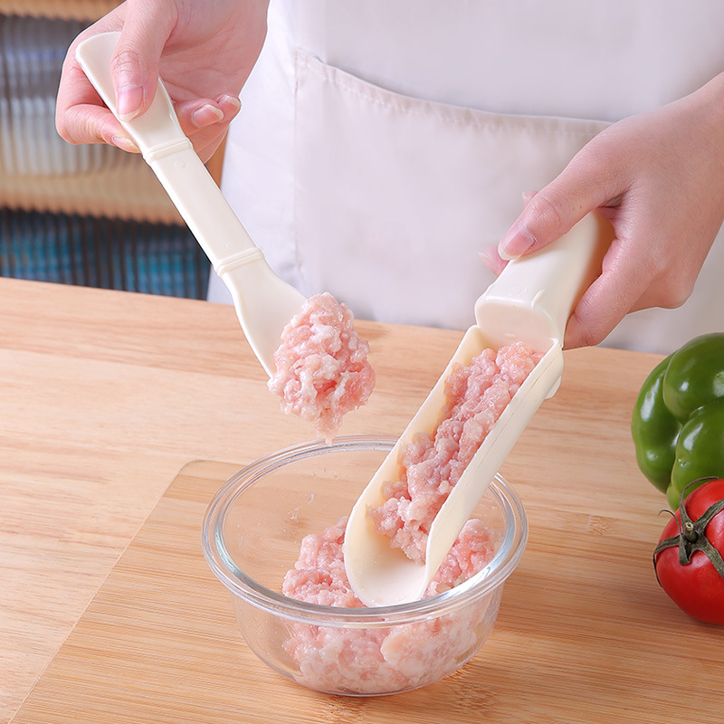 Meatball Maker Cooking Homemade Tool Mold Round Fish Beaf Rice Ball Making Device Barbecue Hot Pot Bean Curd Kitchen