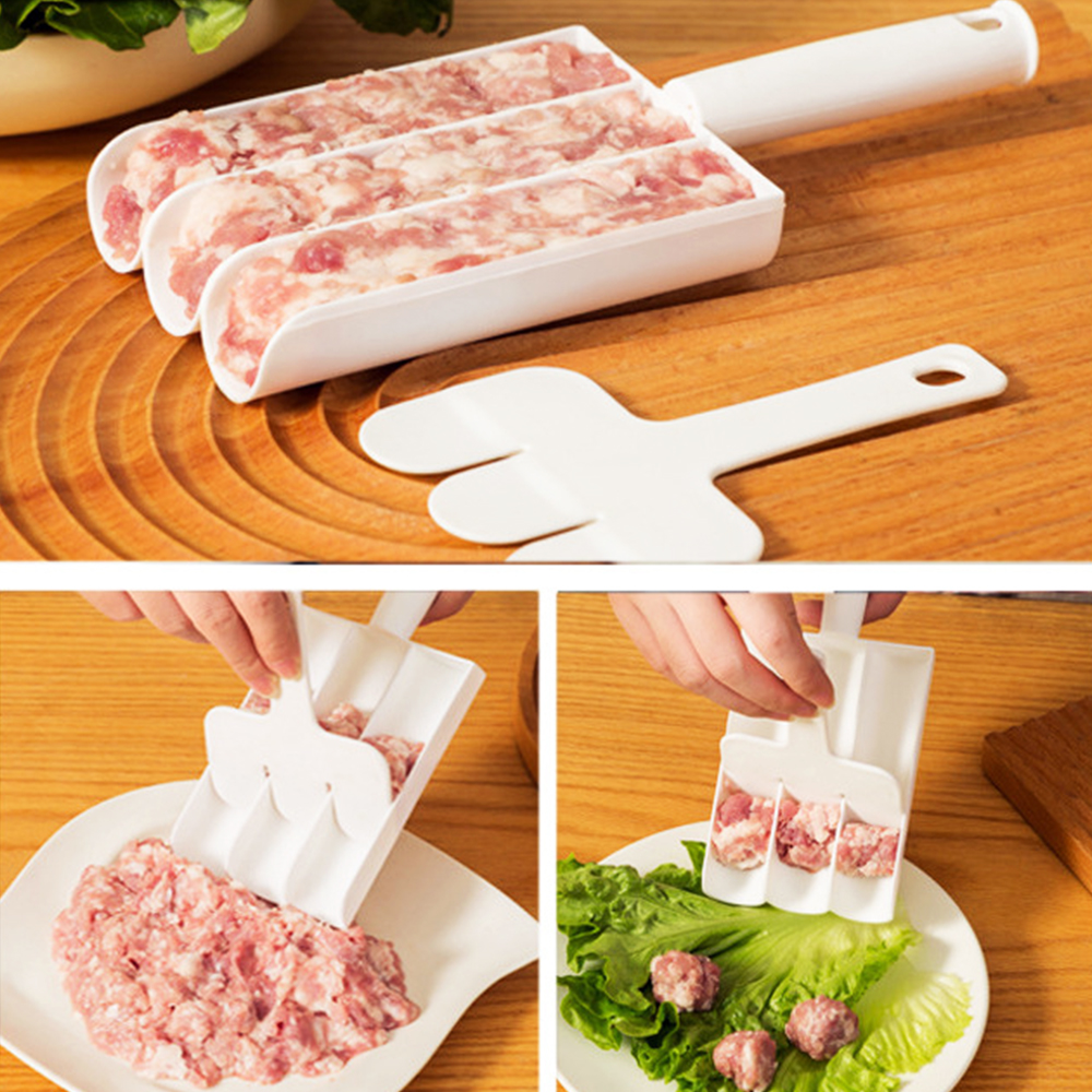 Meatball Maker Cooking Homemade Tool Mold Round Fish Beaf Rice Ball Making Device Barbecue Hot Pot Bean Curd Kitchen