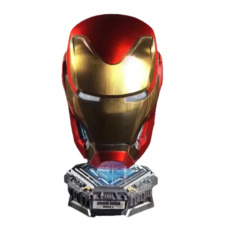 Mechahead Mk50 Jarvis Iron Man Helmet Luminous Voice Control Deformable Electric Opening Halloween Cos Mask Male Toys