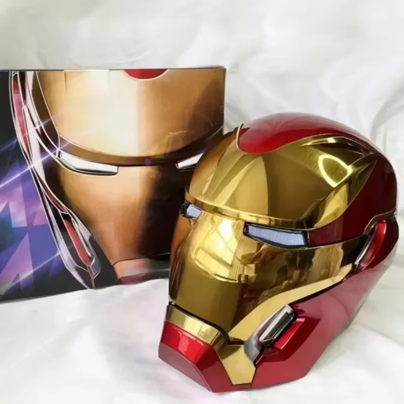 Mechahead Mk50 Jarvis Iron Man Helmet Luminous Voice Control Deformable Electric Opening Halloween Cos Mask Male Toys