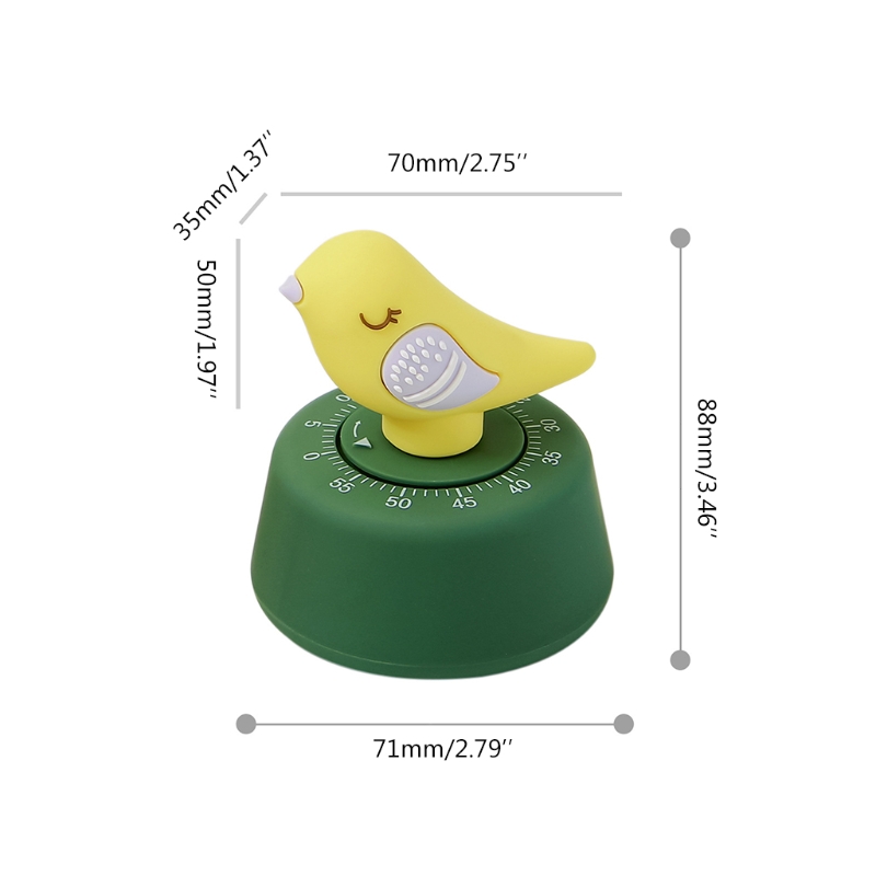 Mechanical Plastic Bird Timer