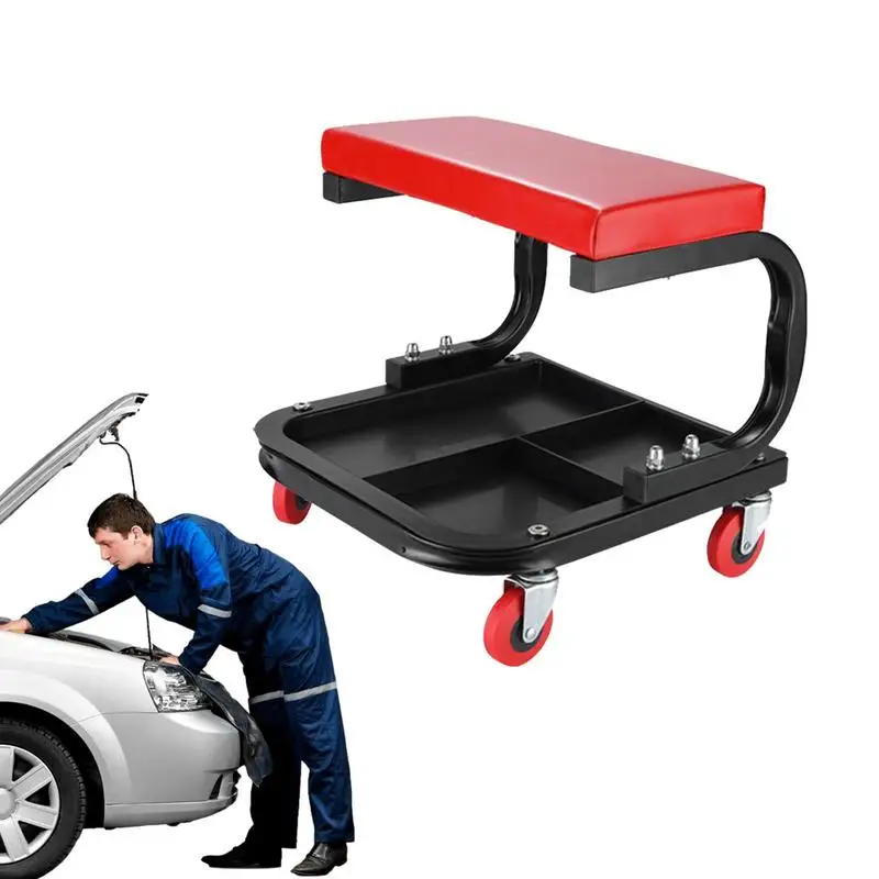 Mechanical Workshop Tool Trolley Stool With Wheels Heavy Duty Garage Tools Holder Rack Workshop Roller Toolbox Tray For Mechanical Workshop Tool Trolley Stool With Wheels Heavy Duty Garage Tools Holder Rack Workshop Roller Toolbox Tray For