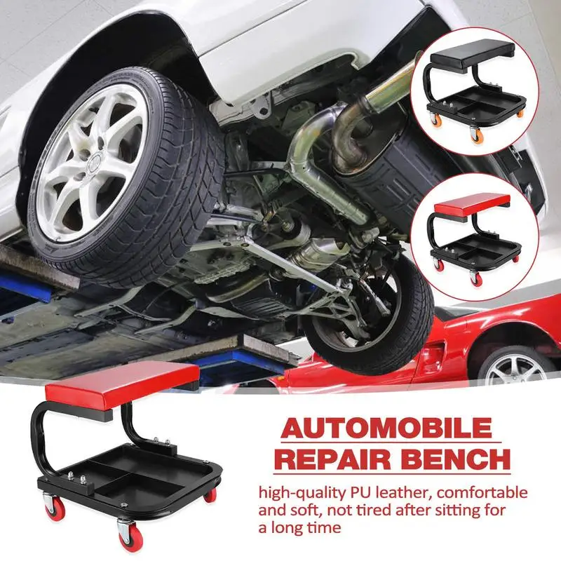 Mechanical Workshop Tool Trolley Stool With Wheels Heavy Duty Garage Tools Holder Rack Workshop Roller Toolbox Tray For Mechanical Workshop Tool Trolley Stool With Wheels Heavy Duty Garage Tools Holder Rack Workshop Roller Toolbox Tray For