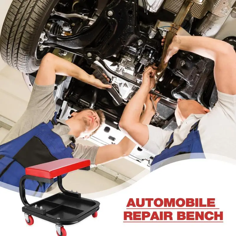 Mechanical Workshop Tool Trolley Stool With Wheels Heavy Duty Garage Tools Holder Rack Workshop Roller Toolbox Tray For Mechanical Workshop Tool Trolley Stool With Wheels Heavy Duty Garage Tools Holder Rack Workshop Roller Toolbox Tray For