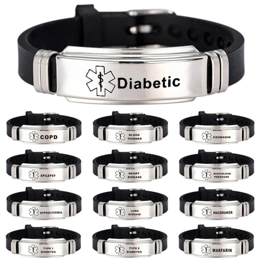 Medical Alert Bracelet Emergency ID Wristband