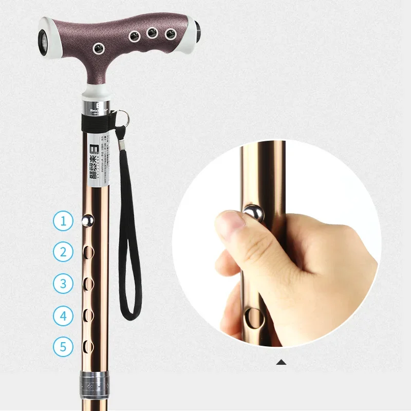 Medical Aluminium Walking Sticking Folding Portable Led Walking Stick For Old People Medical Aluminium Walking Sticking Folding Portable Led Walking Stick For Old People