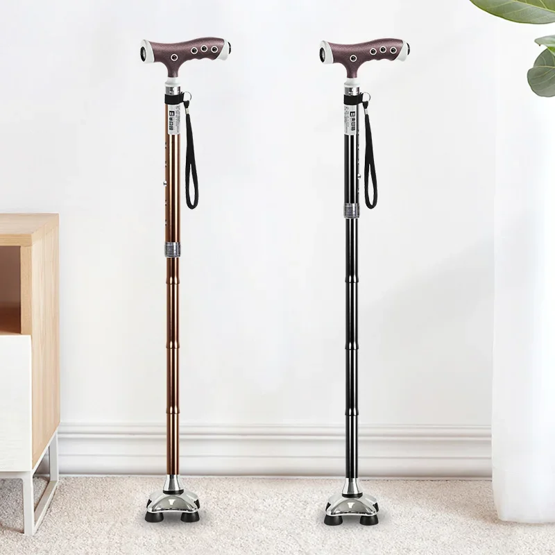 Medical Aluminium Walking Sticking Folding Portable Led Walking Stick For Old People Medical Aluminium Walking Sticking Folding Portable Led Walking Stick For Old People