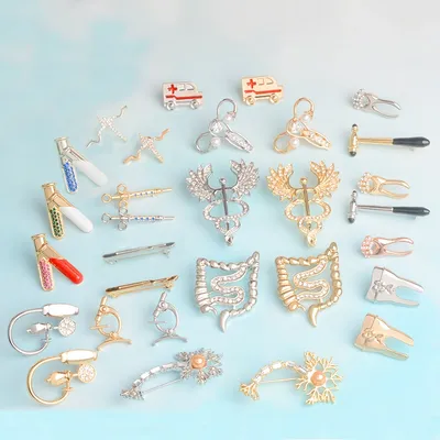 Medical Pin Creative Metal Brooch Medical Pin Creative Metal Brooch