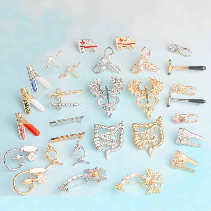 Medical Pin Creative Metal Brooch