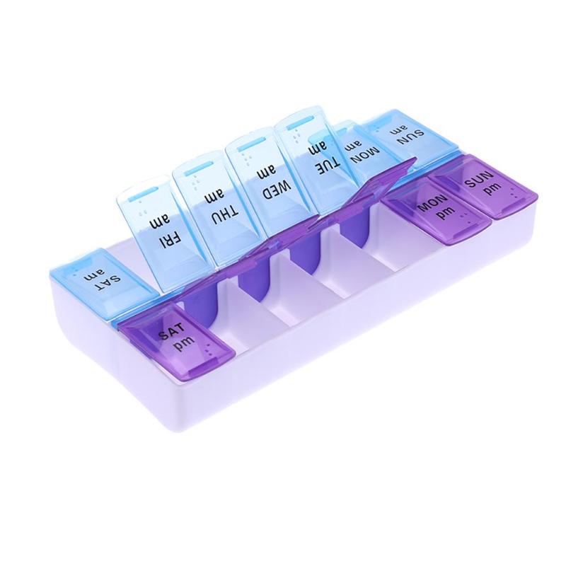 Medicine Organizer 14 Grids Pill Box