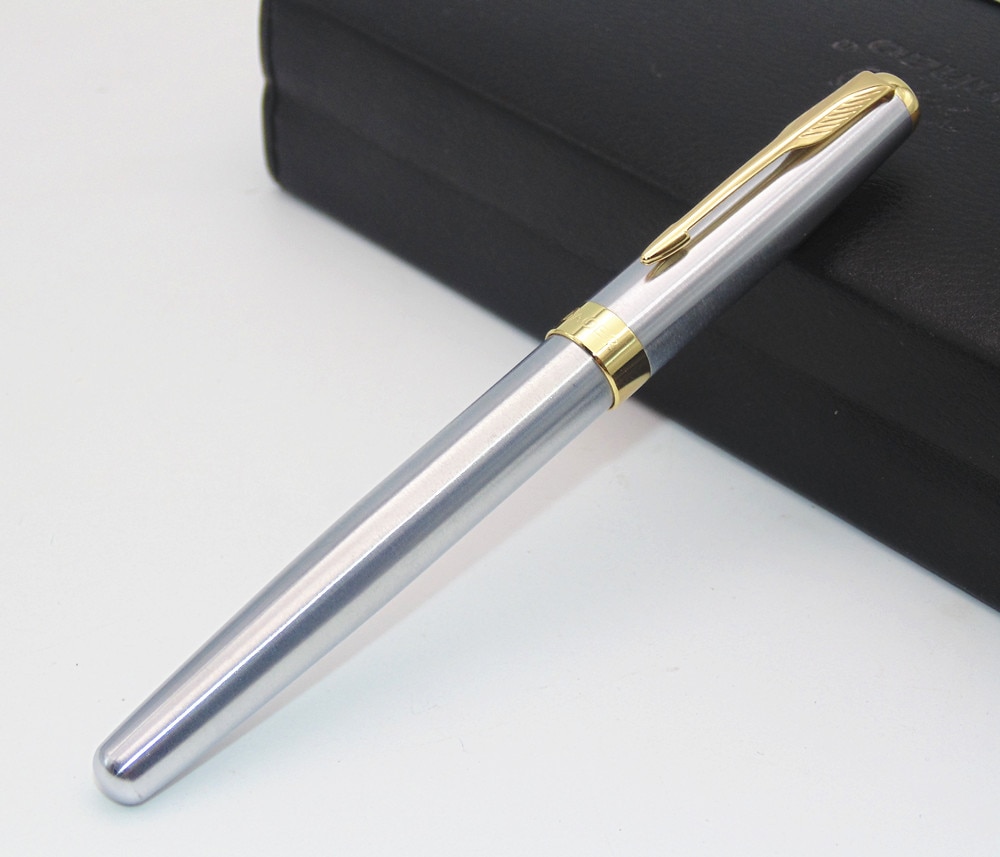 Medium Nib Stainless Metal Fountain Pen Medium Nib Stainless Metal Fountain Pen