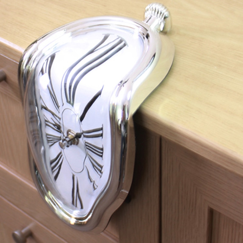 Melting Clock Dali-Inspired Distorted Clock Melting Clock Dali-Inspired Distorted Clock