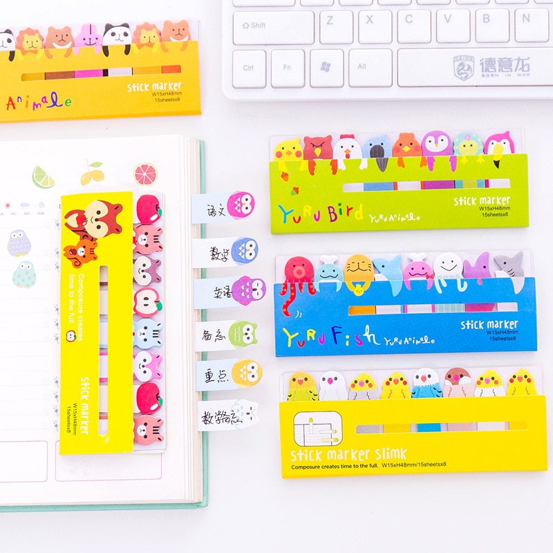 Memo Pad Cute Bookmarks Memo Pad Cute Bookmarks