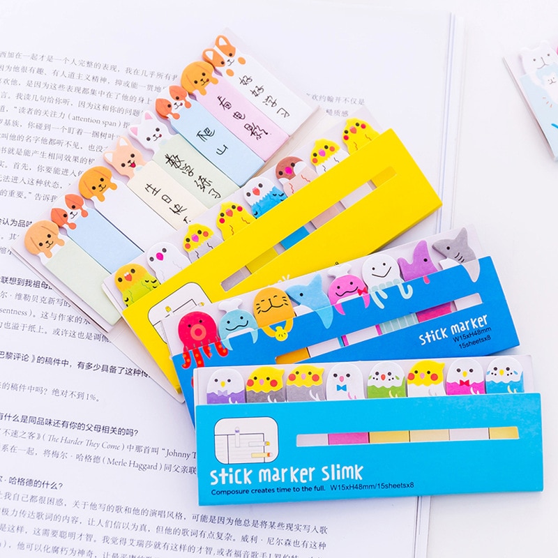 Memo Pad Cute Bookmarks Memo Pad Cute Bookmarks
