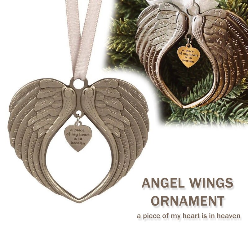 Memorial Angel Wings Christmas Decoration