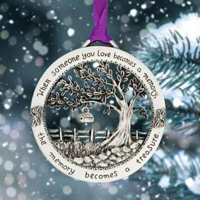 Memorial Christmas Decor Tree Ornament Memorial Christmas Decor Tree Ornament