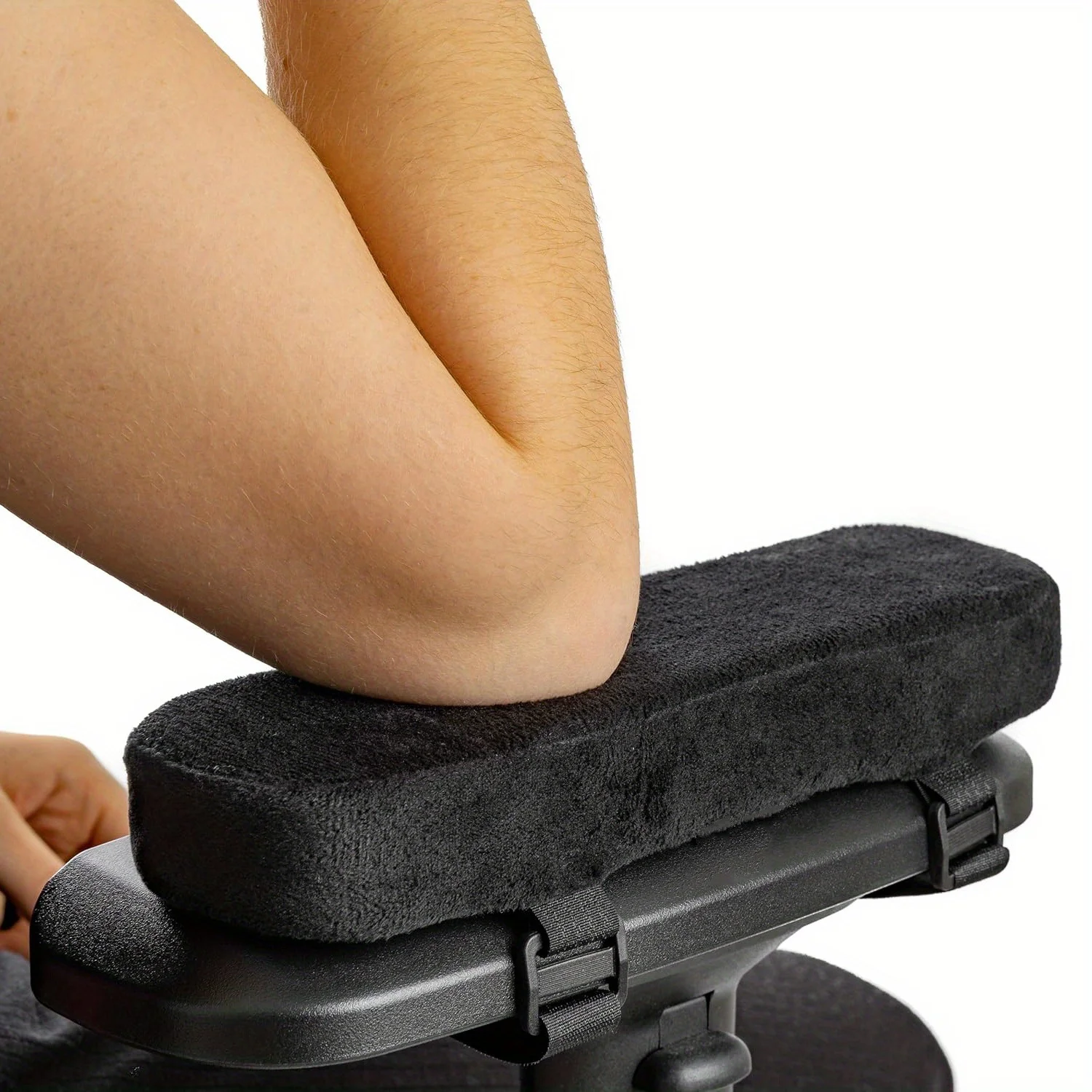 Memory Foam Armrest Pads for Office Chair Elbow Support Cushion for Arm Pressure Relief, Universal Fit Covers for Desk
