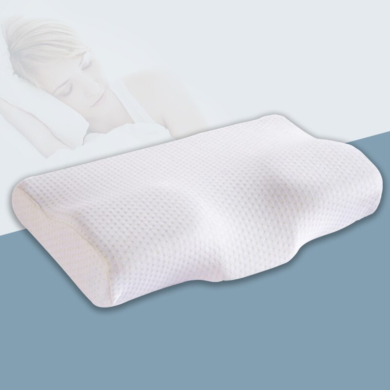 Memory Foam Bed Orthopedic Pillow Neck Protection Slow Rebound Memory Pillow Butterfly Shaped Health Cervical Neck Memory Foam Bed Orthopedic Pillow Neck Protection Slow Rebound Memory Pillow Butterfly Shaped Health Cervical Neck