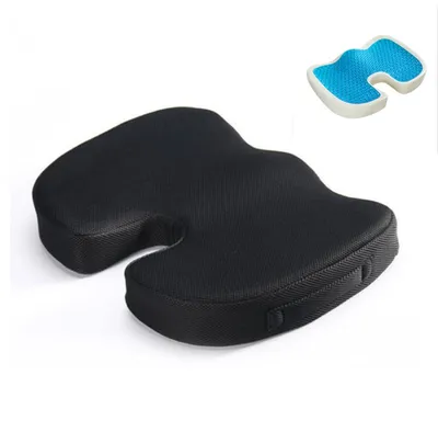 Memory Foam Chair Cushion Pad with Cooling Gel