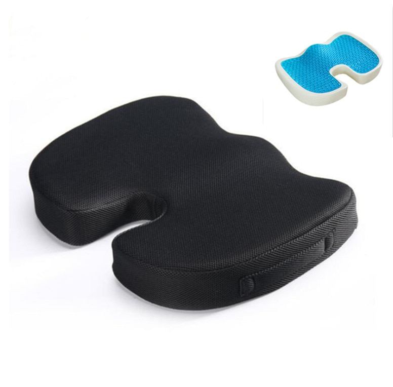 Memory Foam Chair Cushion Pad with Cooling Gel