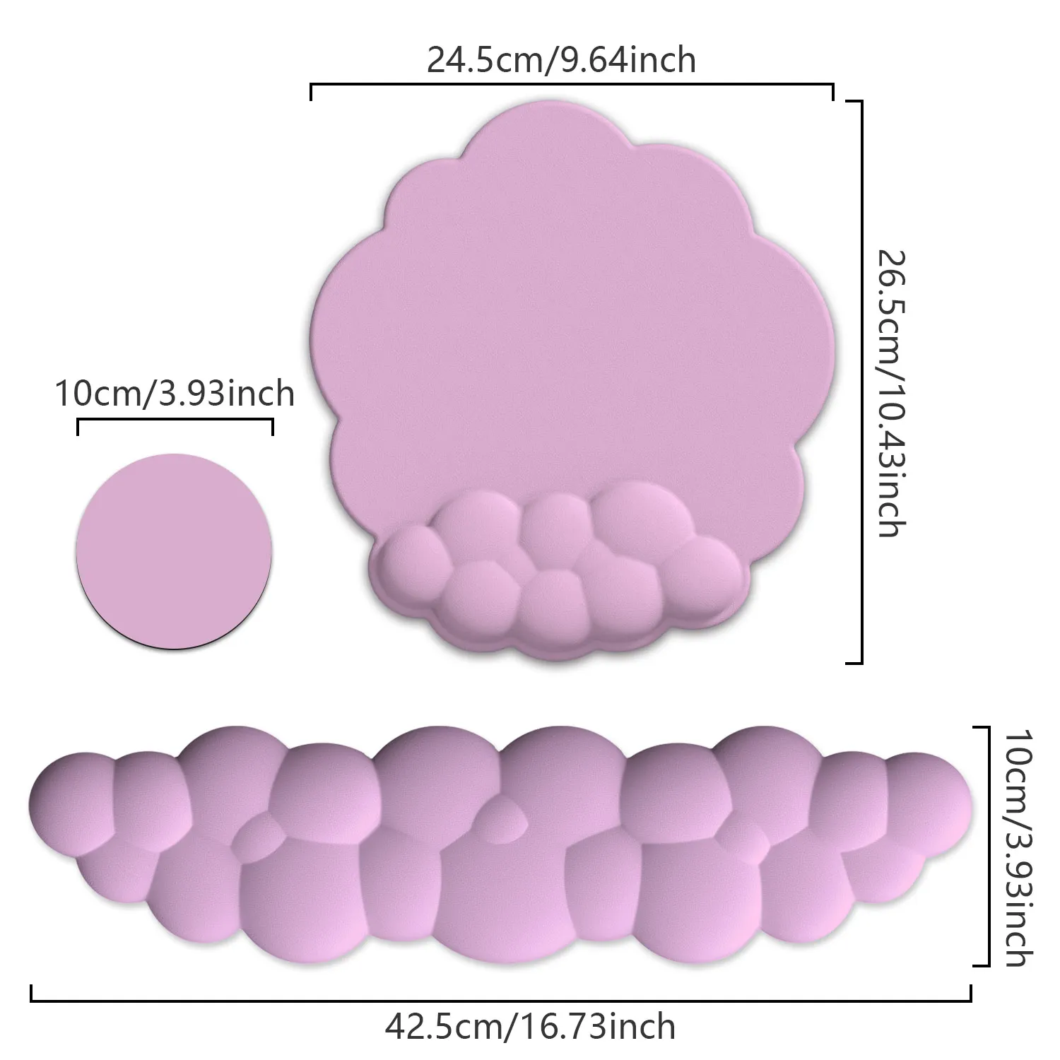 Memory Foam Cloud Wrist Rest
