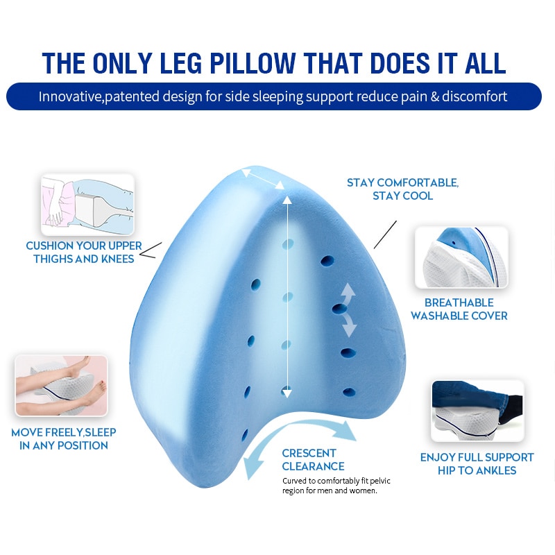 Memory Foam Contour Knee Pillow Memory Foam Contour Knee Pillow