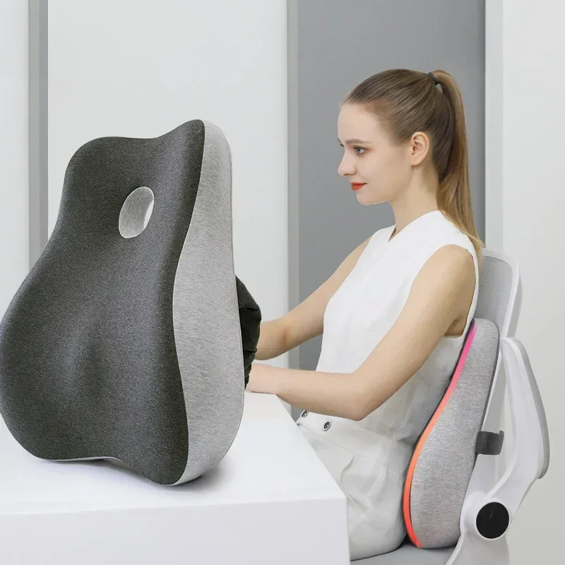 Memory Foam Office Chair Cushion Car Seat Support Waist Pillow Massage Lumbar Orthopedic Pillow Buttock Coccyx Cushion Memory Foam Office Chair Cushion Car Seat Support Waist Pillow Massage Lumbar Orthopedic Pillow Buttock Coccyx Cushion
