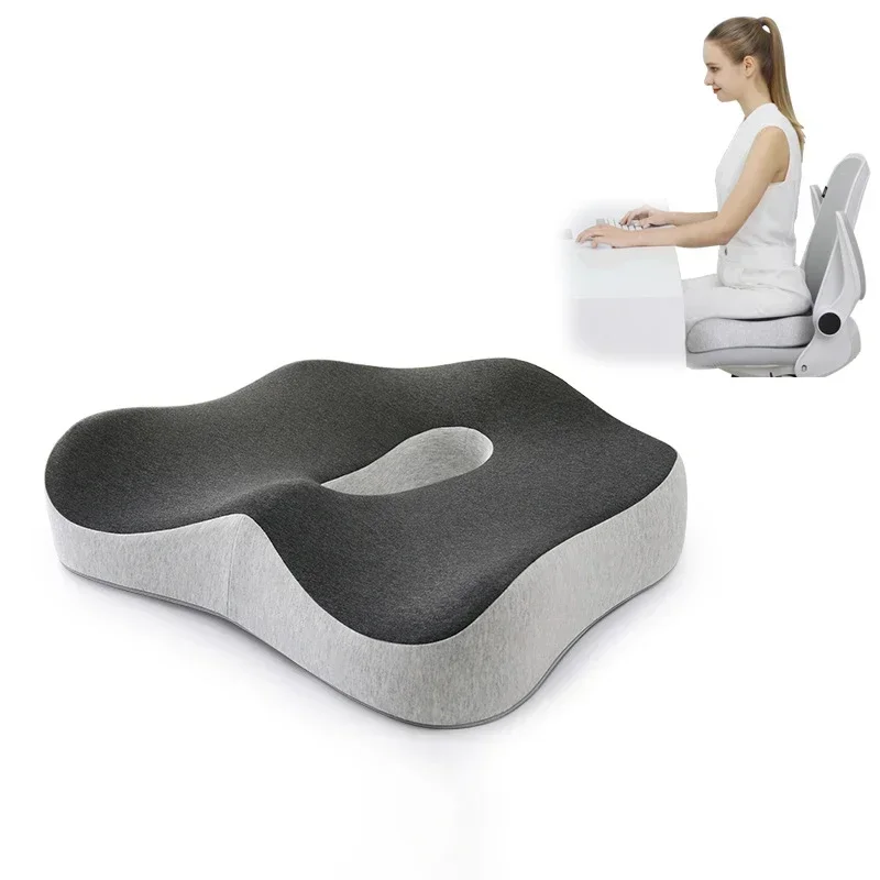 Memory Foam Office Chair Cushion Car Seat Support Waist Pillow Massage Lumbar Orthopedic Pillow Buttock Coccyx Cushion Memory Foam Office Chair Cushion Car Seat Support Waist Pillow Massage Lumbar Orthopedic Pillow Buttock Coccyx Cushion