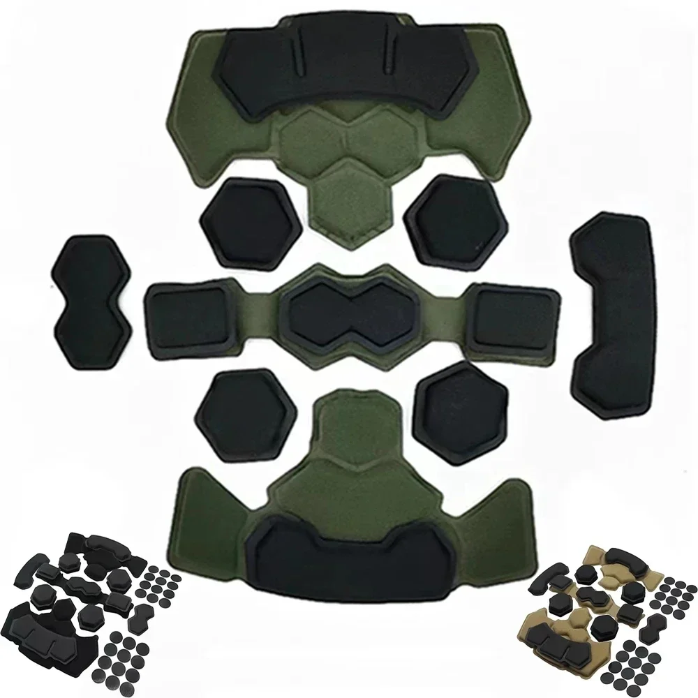 Memory Foam Tactical Pad Replacement Air Cushion Helmet Liner Protection pad Inner Liner Memory Foam Tactical Pad Replacement Air Cushion Helmet Liner Protection pad Inner Liner