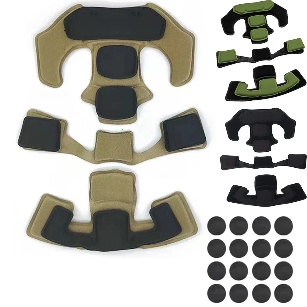 Memory Foam Tactical Pad Replacement Air Cushion Helmet Liner Protection pad Inner Liner Memory Foam Tactical Pad Replacement Air Cushion Helmet Liner Protection pad Inner Liner