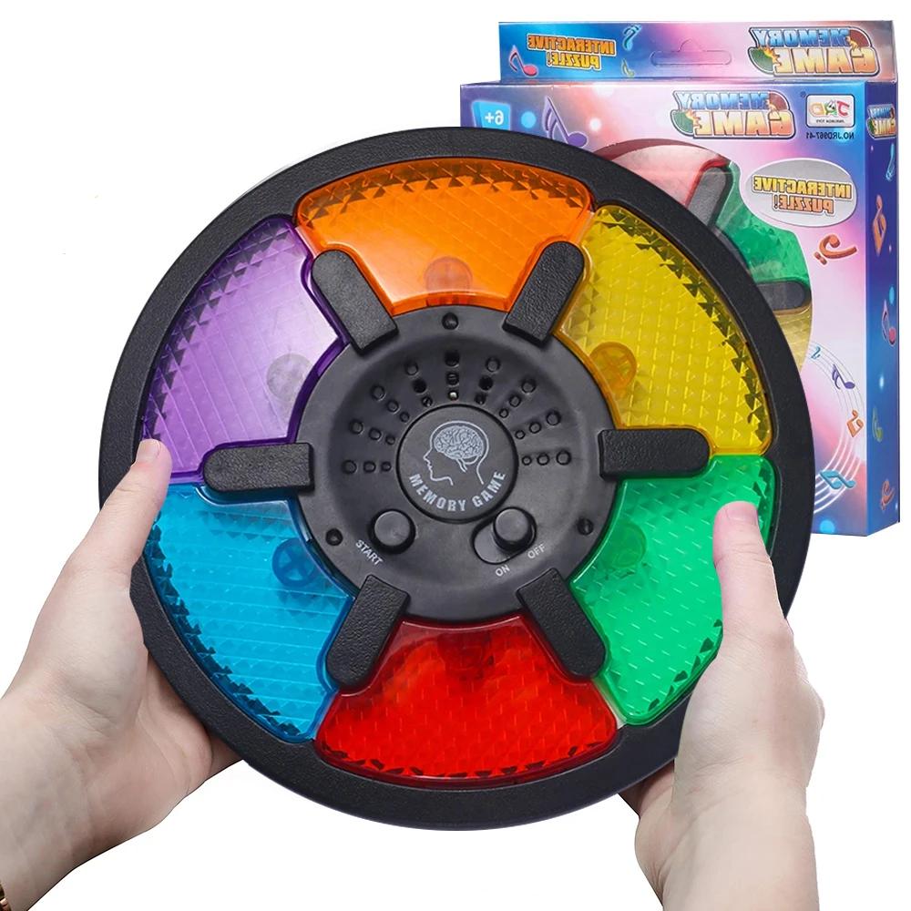 Memory Game Machine Handheld Electronic Memory Game with Light and Sound Puzzle Creative Interactive Game Toy Memory