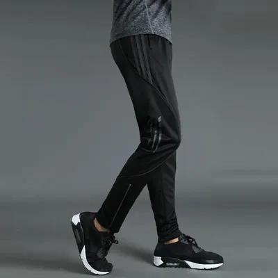 Men Autumn Casual Sports Pants Print Pockets Elastic Waist Loose Quick Drying Fitness Running Basketball Training