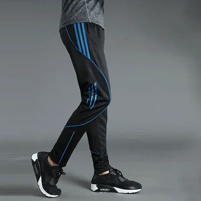 Men Autumn Casual Sports Pants Print Pockets Elastic Waist Loose Quick Drying Fitness Running Basketball Training