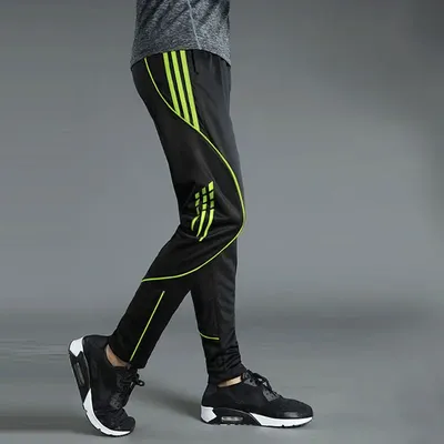 Men Autumn Casual Sports Pants Print Pockets Elastic Waist Loose Quick Drying Fitness Running Basketball Training
