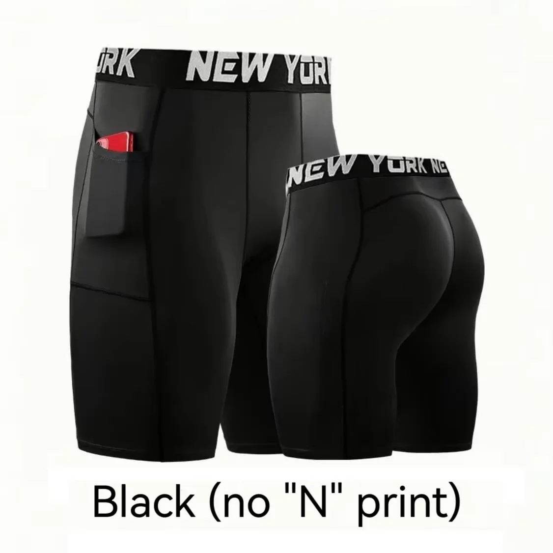 Men Boxers Sports Underwear Underpants Compress Gym Shorts Quick-Drying Sweatpants Moisture Absorption Fitness Pants