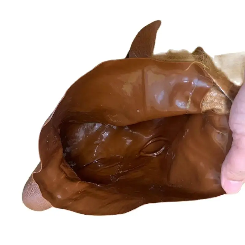 Men Brown Horse Masks Girl Funny Horse Head Mask Latex Animal Mask Novelty Halloween Cosplay Costumes Headgear Mascara Men Brown Horse Masks Girl Funny Horse Head Mask Latex Animal Mask Novelty Halloween Cosplay Costumes Headgear Mascara