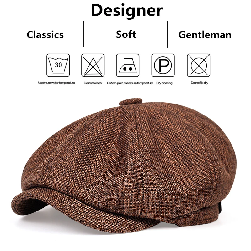 Men Casual Newsboy Hat Spring Autumn Retro Beret Hats Wild Casual Hats Unisex Wild Octagonal Cap for Men Street Caps Men Casual Newsboy Hat Spring Autumn Retro Beret Hats Wild Casual Hats Unisex Wild Octagonal Cap for Men Street Caps
