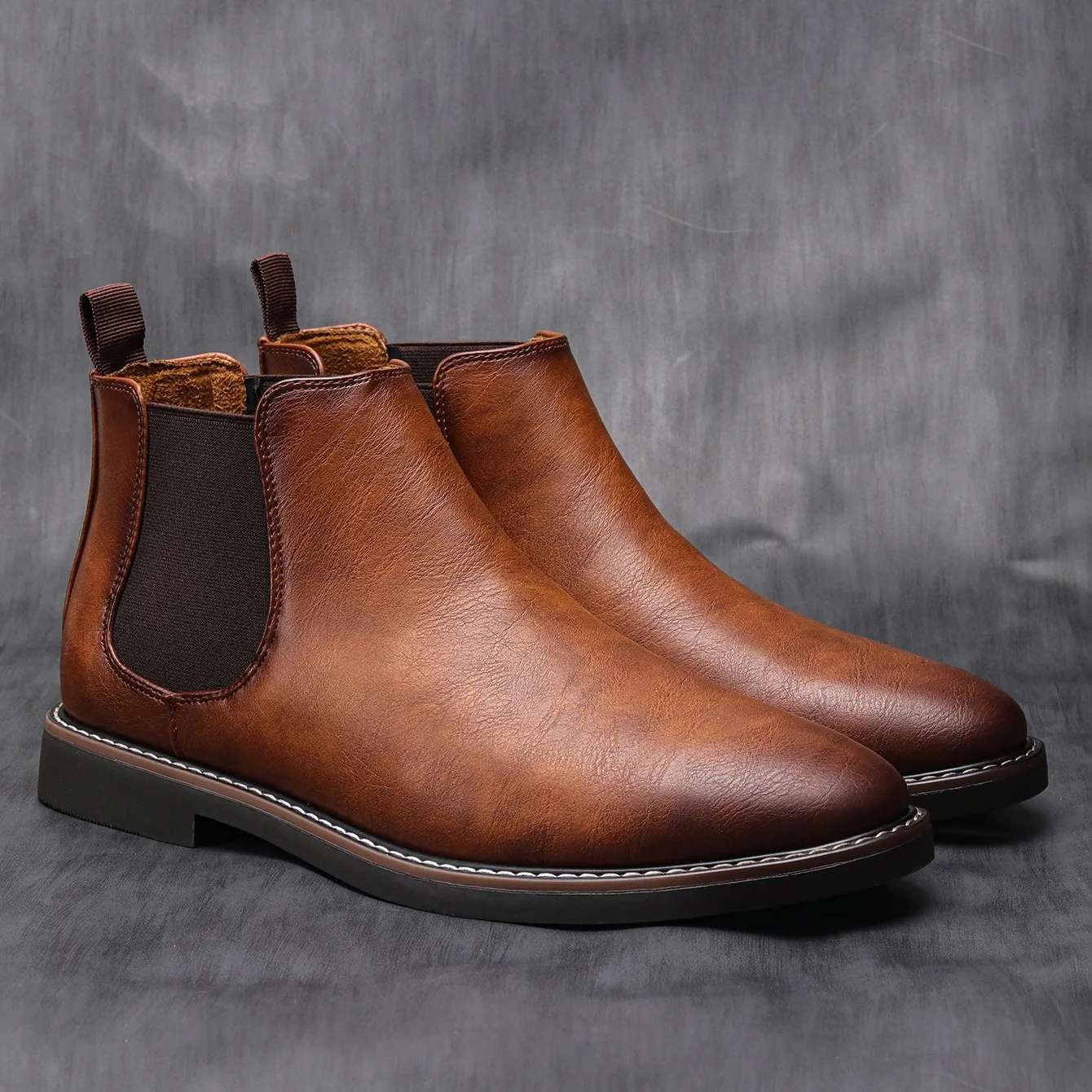 Men Chelsea Boots Brand Retro Comfortable Fashion Men Boots Men Chelsea Boots Brand Retro Comfortable Fashion Men Boots