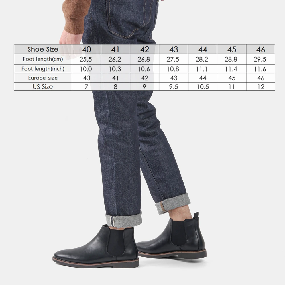 Men Chelsea Boots Brand Retro Comfortable Fashion Men Boots